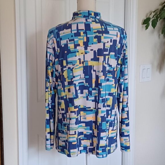 EUC! Jamie Sadock Simplicite Long Sleeve Golf/Tennis/Leisure Shirt Size XL - Picture 3 of 6